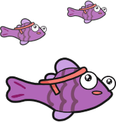 purple fish