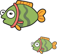 green fish